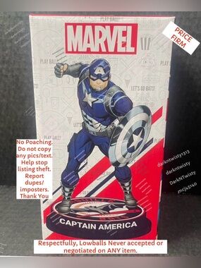 NIB Captain American Super Hero Night Louisville Bats Bobblehead approx 7”